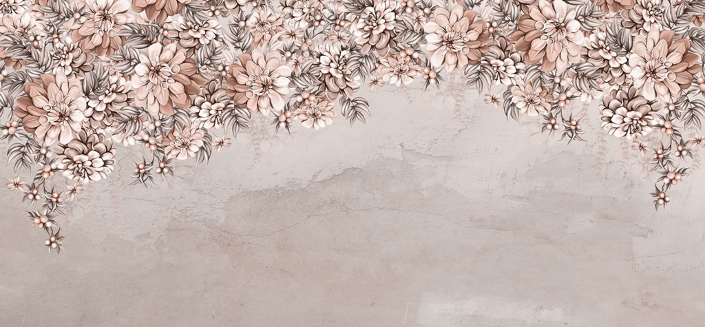 Woonkamer | Vintage flowers