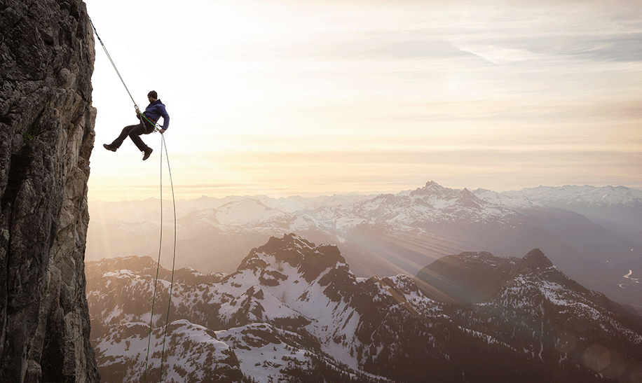 Rock climbing