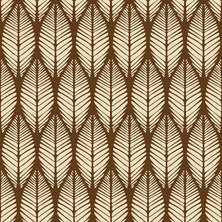 Brown leaf pattern