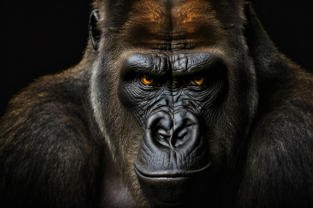 Portret Gorilla