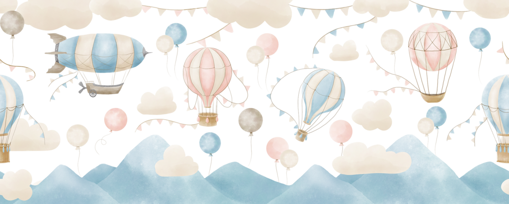 Kinderkamer | Hot air balloons