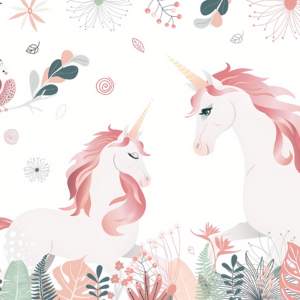 Kinderkamer | Pink unicorns