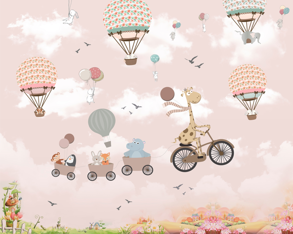 Kinderkamer | Flying bike ride