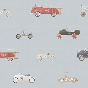 fotobehang-kinderkamer-vintage-auto