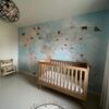 Kinderkamer fotobehang wereldkaart